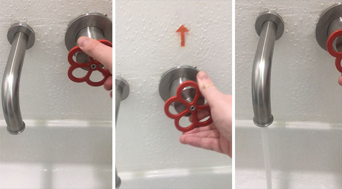 When A Trendy Restaurant Attempts To Reinvent The Bathroom Tap...