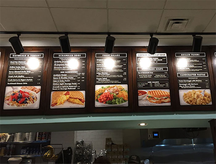 The Lighting On These Menus