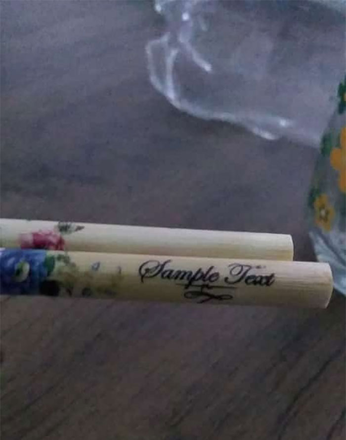 This Chopstick At A Sushi Restaurant