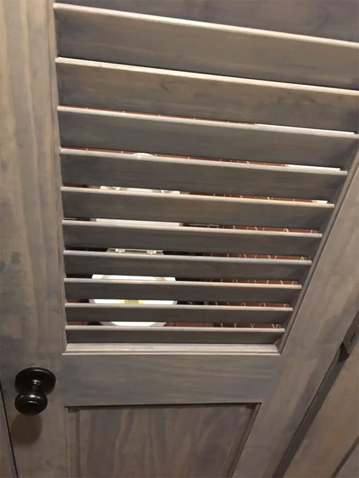 You Can See Into The Toilet Room From Outside The Door At This Restaurant