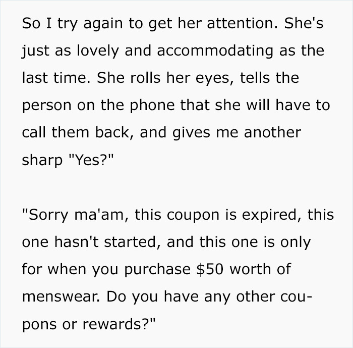 Entitled Customer Is Put In Place By A Cashier That Offered Her A Senior's Discount Entitled Customer Is Put In Place By A Cashier That Offered Her A Senior's Discount