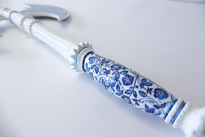 Artist Makes "Porcelain" Weapons To Explore What It Means To Be A Woman