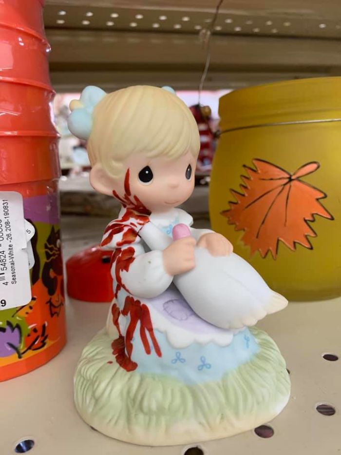 I Appreciate The Repurpose Of This Precious Moments Figurine