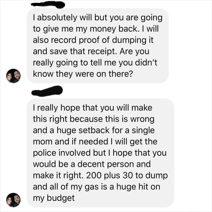 "Single Mom" Tries To Scam Person She Bought A Couch From With Fake Bed Bug Pics, Gets Owned