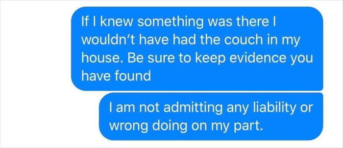 "Single Mom" Tries To Scam Person She Bought A Couch From With Fake Bed Bug Pics, Gets Owned