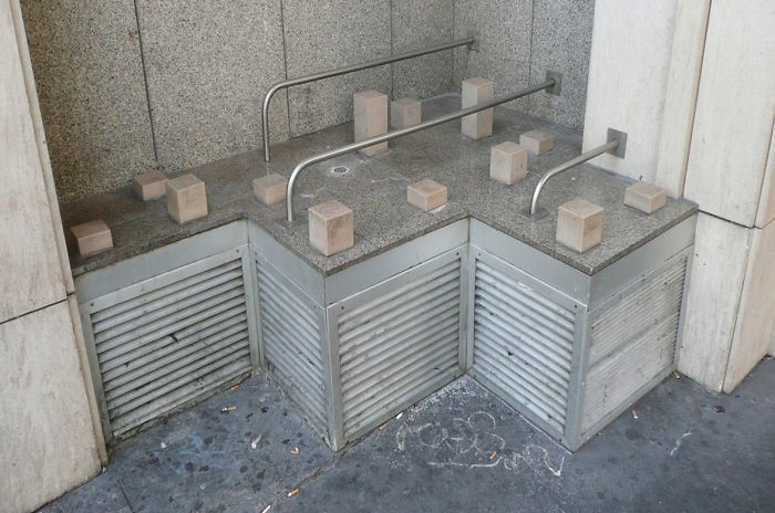 Anti-Homeless Architecture