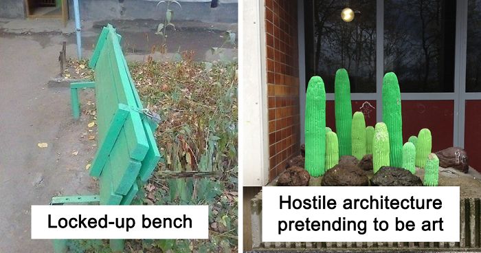 15 Most Inhumane Ways That Cities Try To Fight Homeless People From Sleeping In Public Places