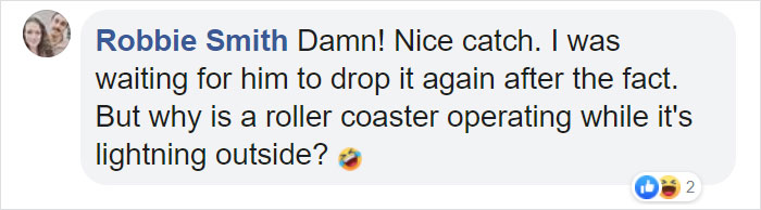 Someone Drops Their iPhone While Going 83 Miles Per Hour On A Roller Coaster And This Guy Catches It