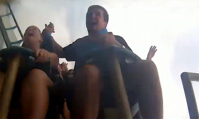 Someone Drops Their iPhone While Going 83 Miles Per Hour On A Roller Coaster And This Guy Catches It