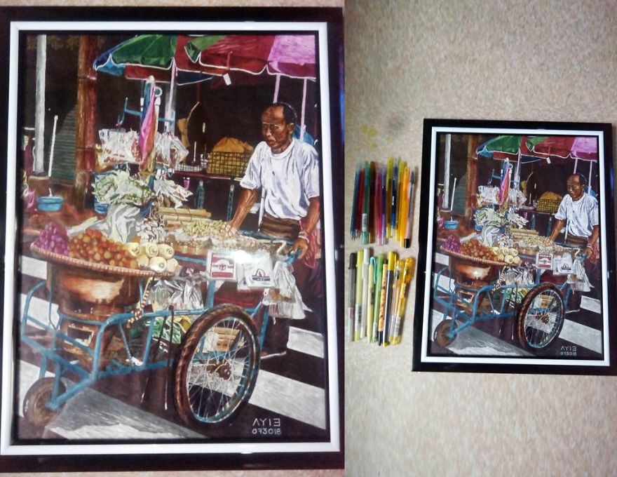 Ballpoint And Gel Ink Art