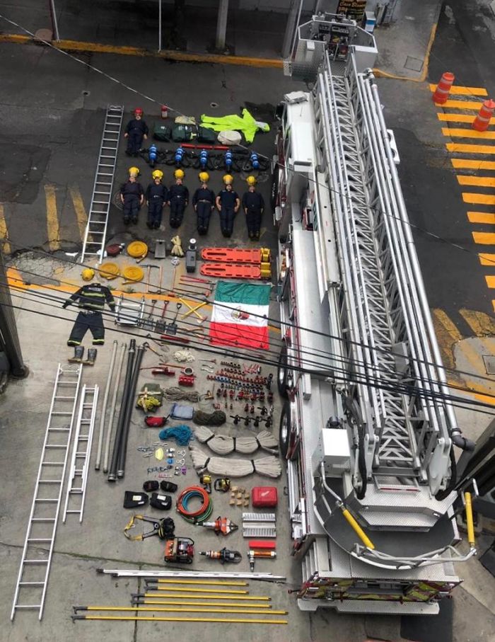 Firefighters In Mexico
