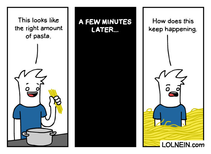 The Right Amount Of Pasta