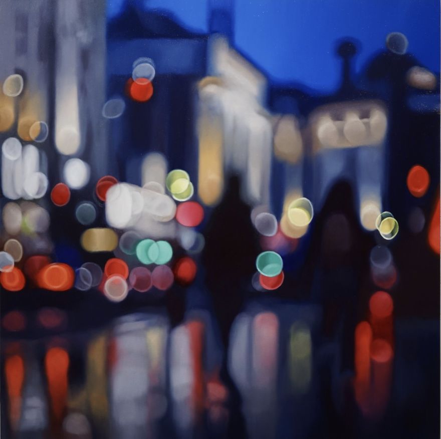 Artist Shows How People With Bad Eyesight See The World Without Glasses In 12 Oil Paintings (New Pics)