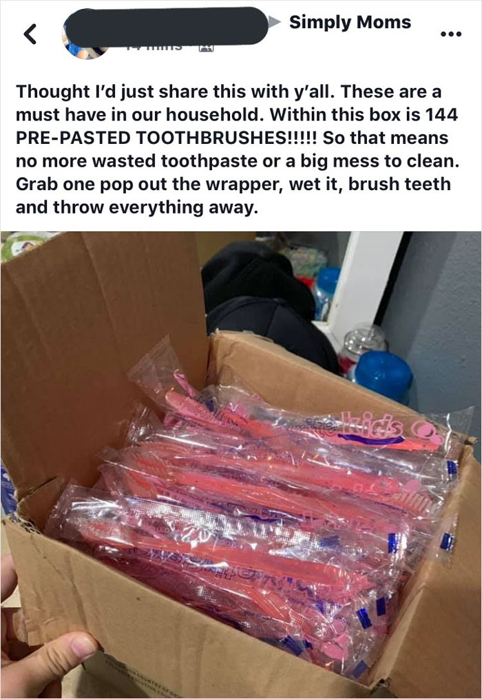 People Are Disgusted With How Wasteful This Woman Is With Her Use Of Pre-Pasted Toothbrushes People Are Disgusted With How Wasteful This Woman Is With Her Use Of Pre-Pasted Toothbrushes