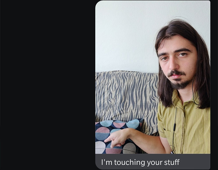 "Friend Asked Me To Catsit. She's A Bit Of A Germophobe So This Was The Natural Thing To Do"