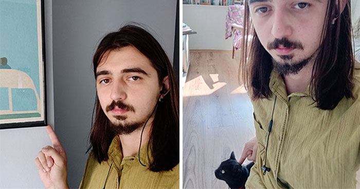 “Friend Asked Me To Catsit. She’s A Bit Of A Germophobe So This Was The Natural Thing To Do”