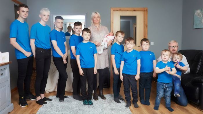 This Mother Finally Gives Birth To A Girl After Having 10 Boys In A Row This Mother Finally Gives Birth To A Girl After Having 10 Boys In A Row