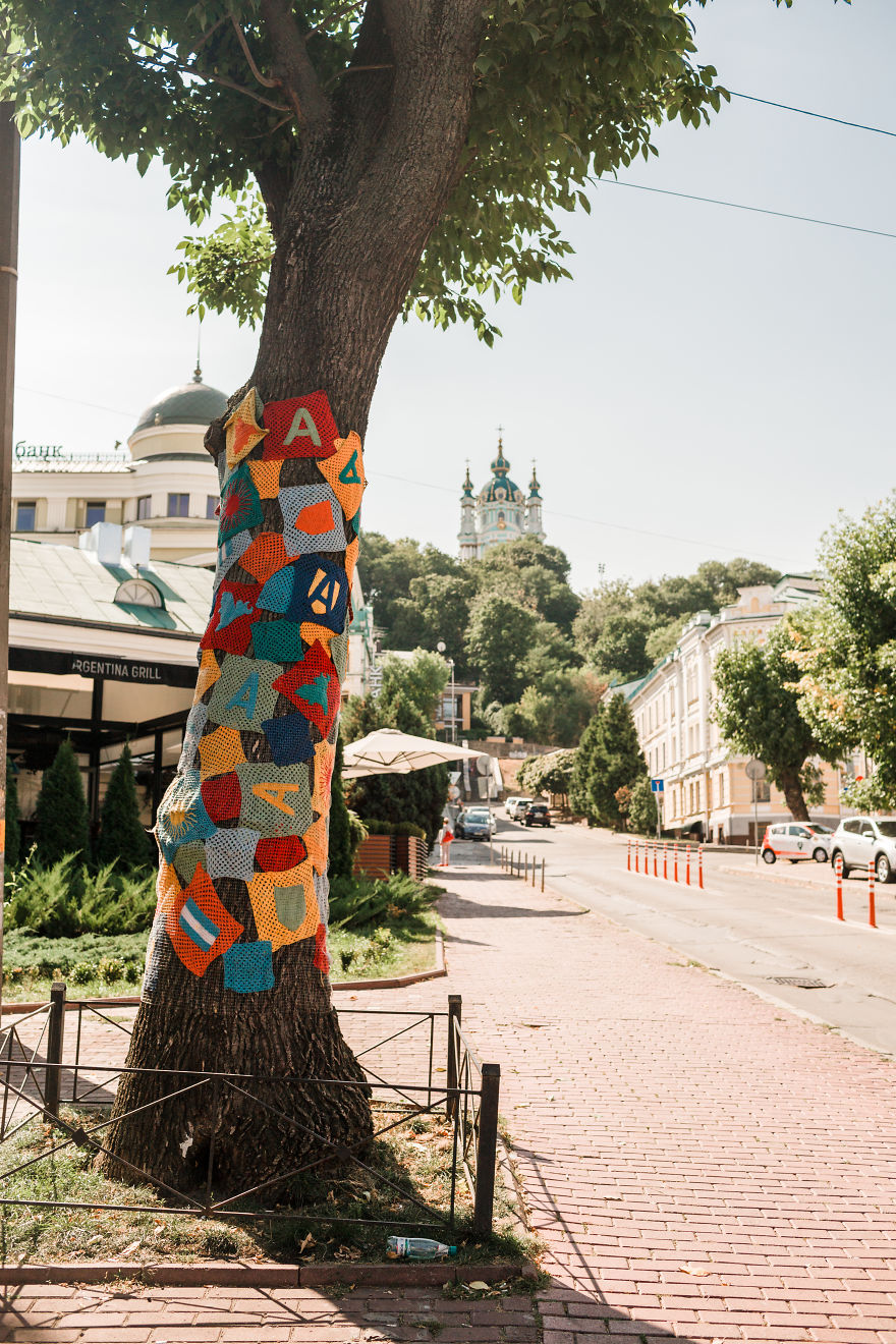 Yarn Bomb