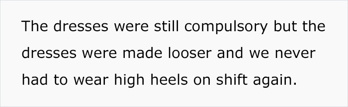 Woman Lets Her Blood Run In Front Of Managers To Prove New Dress Code With High Heels Is No Good Woman Lets Her Blood Run In Front Of Managers To Prove New Dress Code With High Heels Is No Good
