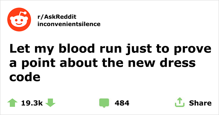 Woman Lets Her Blood Run In Front Of Managers To Prove New Dress Code With High Heels Is No Good