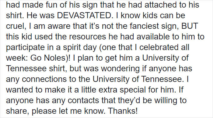 Kid Gets Bullied For His Homemade T-Shirt Design, The University Of Tennessee Responds By Turning It Into Their Official Merch Kid Gets Bullied For His Homemade T-Shirt Design, The University Of Tennessee Responds By Turning It Into Their Official Merch