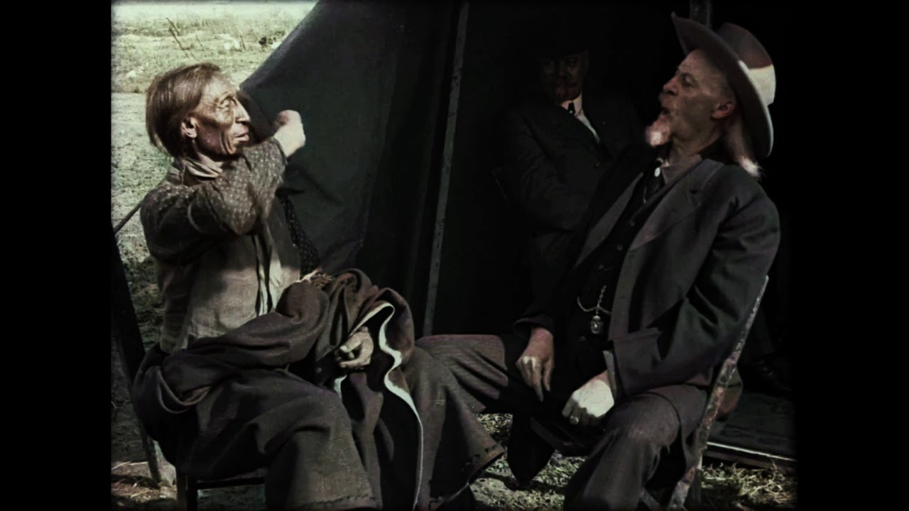 This Is Footage Of Buffalo Bill, In Color.