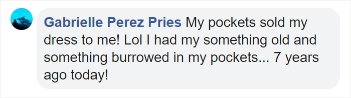 13 Times Brides Couldn't Hold Back Their Happiness Because They Wore Dresses With Pockets