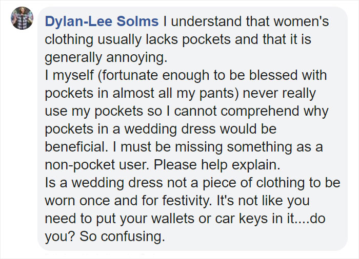 13 Times Brides Couldn't Hold Back Their Happiness Because They Wore Dresses With Pockets