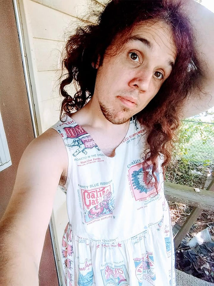 I Found A Farm Label Handmade Dress In With The Men's Shirts And It Seemed Interesting So I Bought It