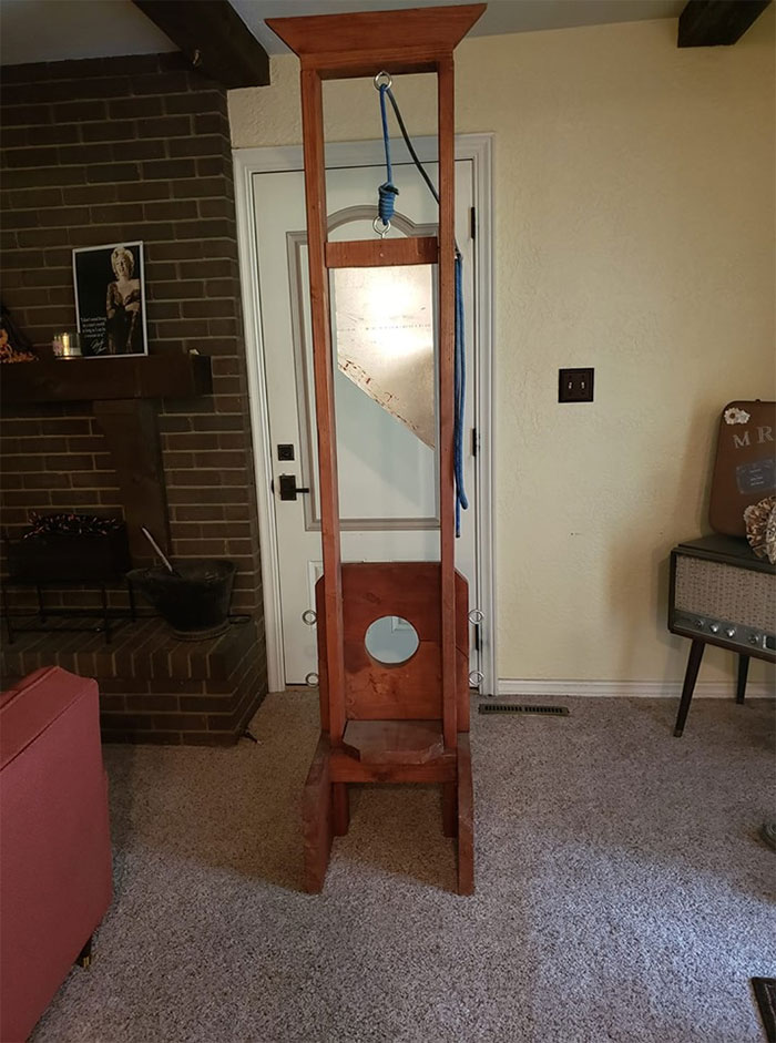 Who Doesn't Love A Good Old Fashioned Guillotine To Scare Their Houseguests?