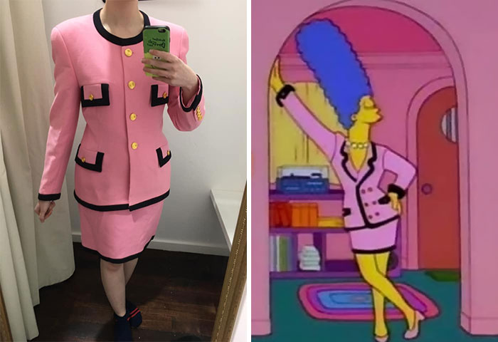 Found This Amazing Ensemble At An Op Shop. The Second Photo Is An Actual Photo Of My Sister Handing Me The Outfit And The Third Is Me In An Alternate Universe Where It Fit Me Perfectly