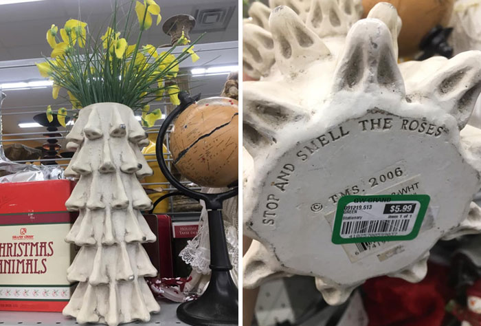 This Was A Weird Find Of The Day. Pretty Heavy And A Little Tall, Not Sure If The Flowers Came With The Vase