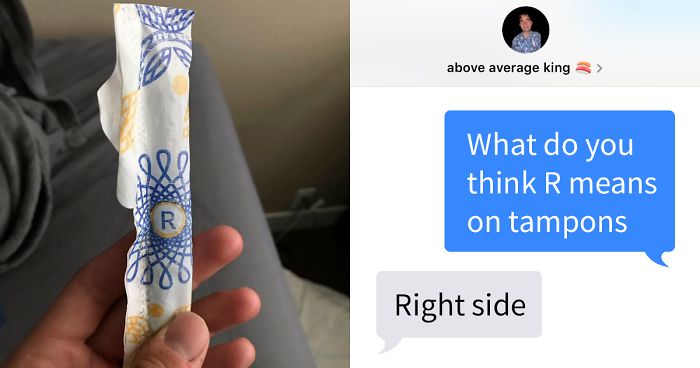 Women Are Asking Their Boyfriends If They Know What The Letters On Tampons Mean, And Their Responses Are Hilarious