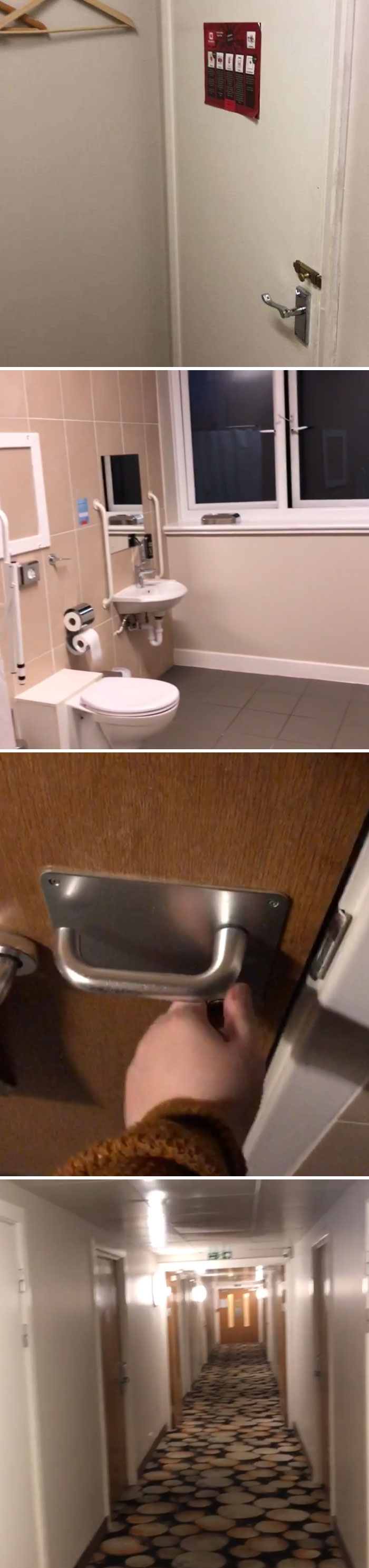 The Bathroom In My Hotel Room Is The Public Bathroom For The Entire Floor