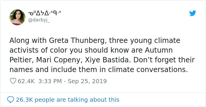 Here's The Other Young Climate Change Activists That Are Making A Difference Who Aren't Talked About Much