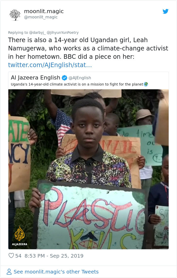 Here's The Other Young Climate Change Activists That Are Making A Difference Who Aren't Talked About Much