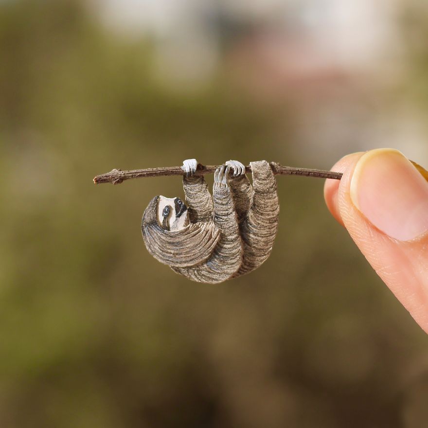 We’ve Been Creating Miniature Paper Birds And Animals Every Day Since 1st January 2018