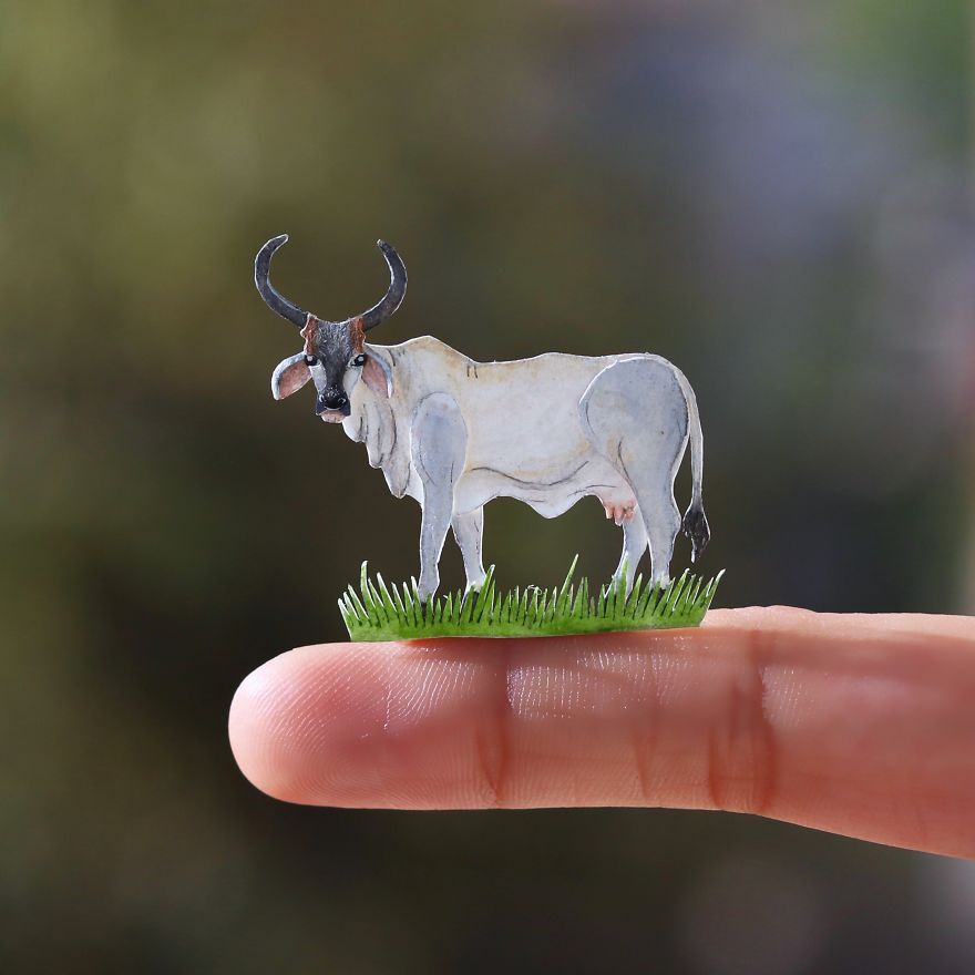 We’ve Been Creating Miniature Paper Birds And Animals Every Day Since 1st January 2018