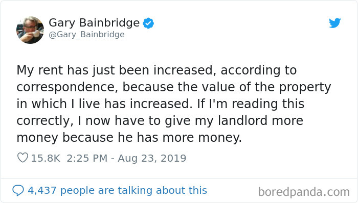 I Now Have To Give My Landlord More Money Because He Has More Money