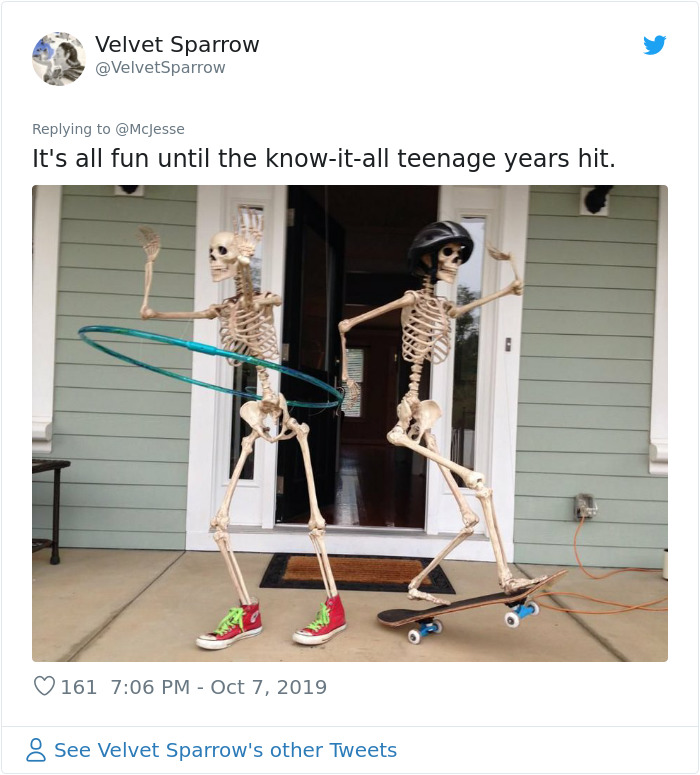 'He Was So Terrified When We Brought Him Home 2 Days Ago:' Man 'Rescues' An Abandoned Skeleton Decoration 'He Was So Terrified When We Brought Him Home 2 Days Ago:' Man 'Rescues' An Abandoned Skeleton Decoration