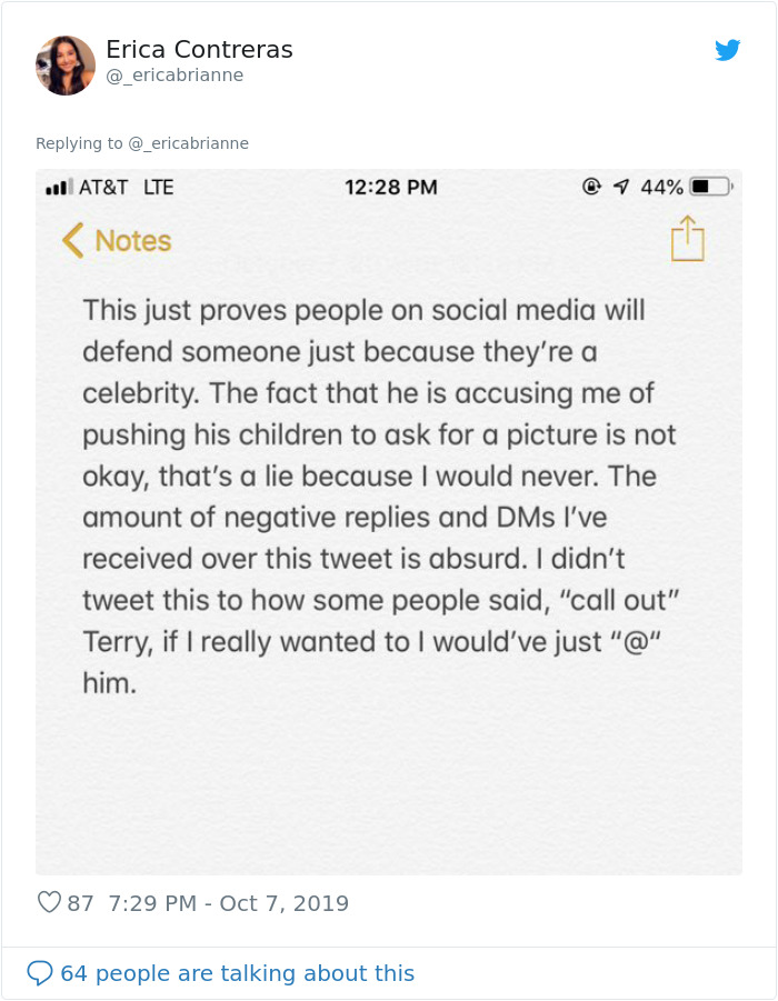 Entitled Fan Complains About Terry Crews Denying A Pic, He Responds And Tells The Real Story Entitled Fan Complains About Terry Crews Denying A Pic, He Responds And Tells The Real Story