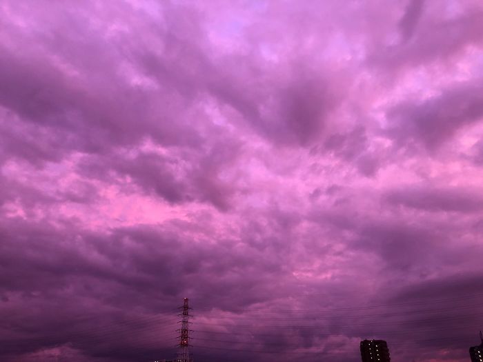 People In Japan Were Admiring The Incredibly Purple Sky, But It's A Sign Of A Typhoon People In Japan Were Admiring The Incredibly Purple Sky, But It's A Sign Of A Typhoon