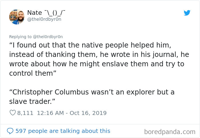Teacher Says He Won&rsquo;t Lie To Students, Teaches The Untold History Of Columbus, His Tweets Go Viral