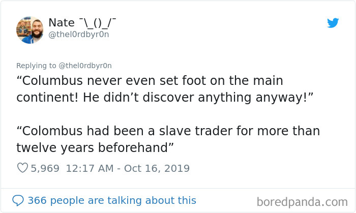 Teacher Says He Won’t Lie To Students, Teaches The Untold History Of Columbus, His Tweets Go Viral Teacher Says He Won’t Lie To Students, Teaches The Untold History Of Columbus, His Tweets Go Viral