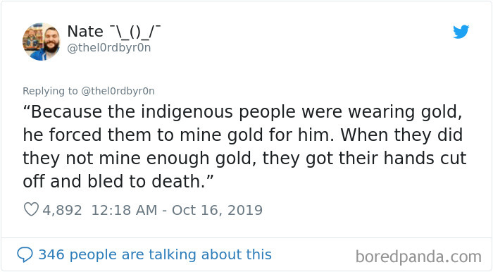 Teacher Says He Won&rsquo;t Lie To Students, Teaches The Untold History Of Columbus, His Tweets Go Viral