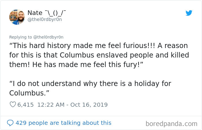 Teacher Says He Won&rsquo;t Lie To Students, Teaches The Untold History Of Columbus, His Tweets Go Viral