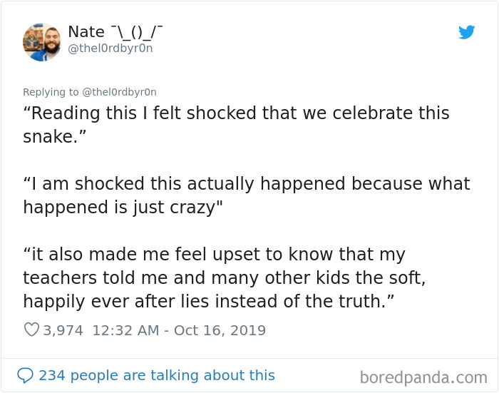 Teacher Says He Won’t Lie To Students, Teaches The Untold History Of Columbus, His Tweets Go Viral Teacher Says He Won’t Lie To Students, Teaches The Untold History Of Columbus, His Tweets Go Viral