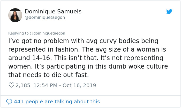 Woman Shames Calvin Klein's Plus-Size Rapper Billboard, She Responds And Starts A Heated Discussion