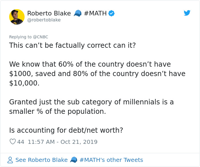 Millennials Are Confused After A Survey Says 1 In 6 Of Them Have $100k Saved Up