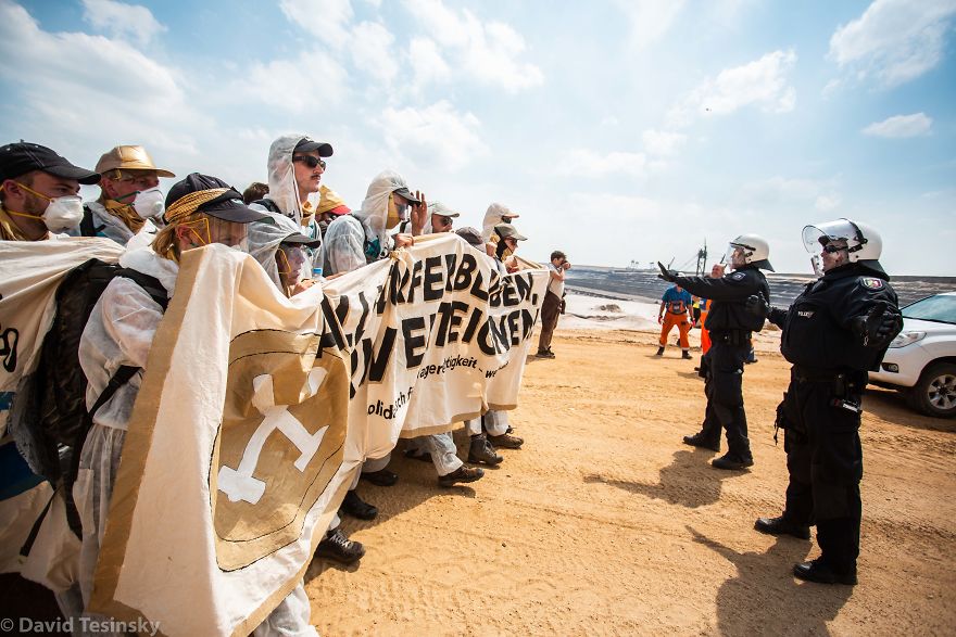 I Went To Break Through The Police With The Activists For A Good Thing To See That Change Is Possible